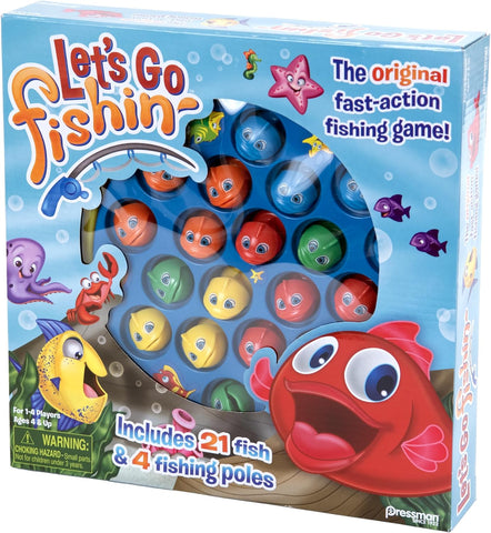 Let'S Go Fishin' Game by  - the Original Fast-Action Fishing Game!, 1-4 Players