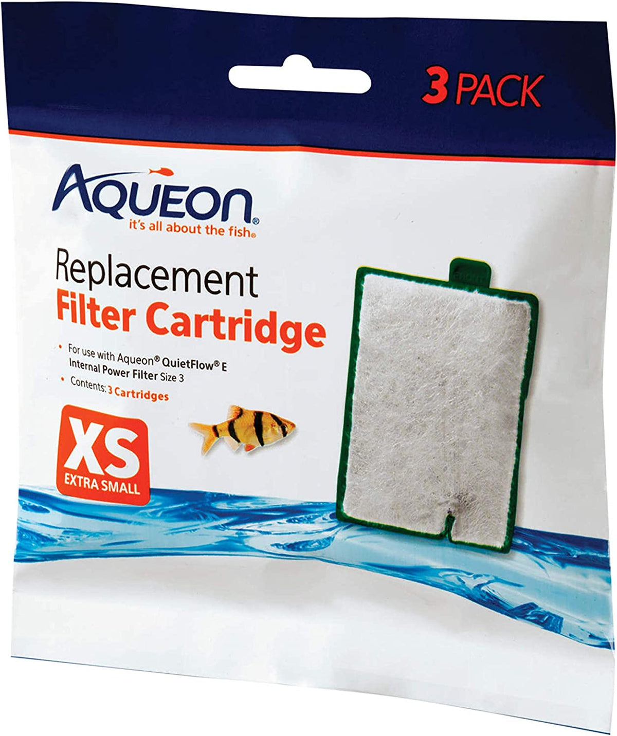 Aquarium Fish Tank Replacement Filter Cartridges Extra Small - 3 Pack