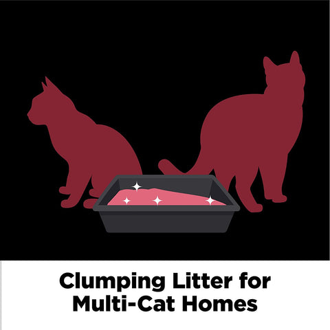 Clump & Seal Platinum Multi-Cat Complete Odor Sealing Clumping Cat Litter with 14 Days of Odor Control, 37 Lbs, Online Exclusive Formula