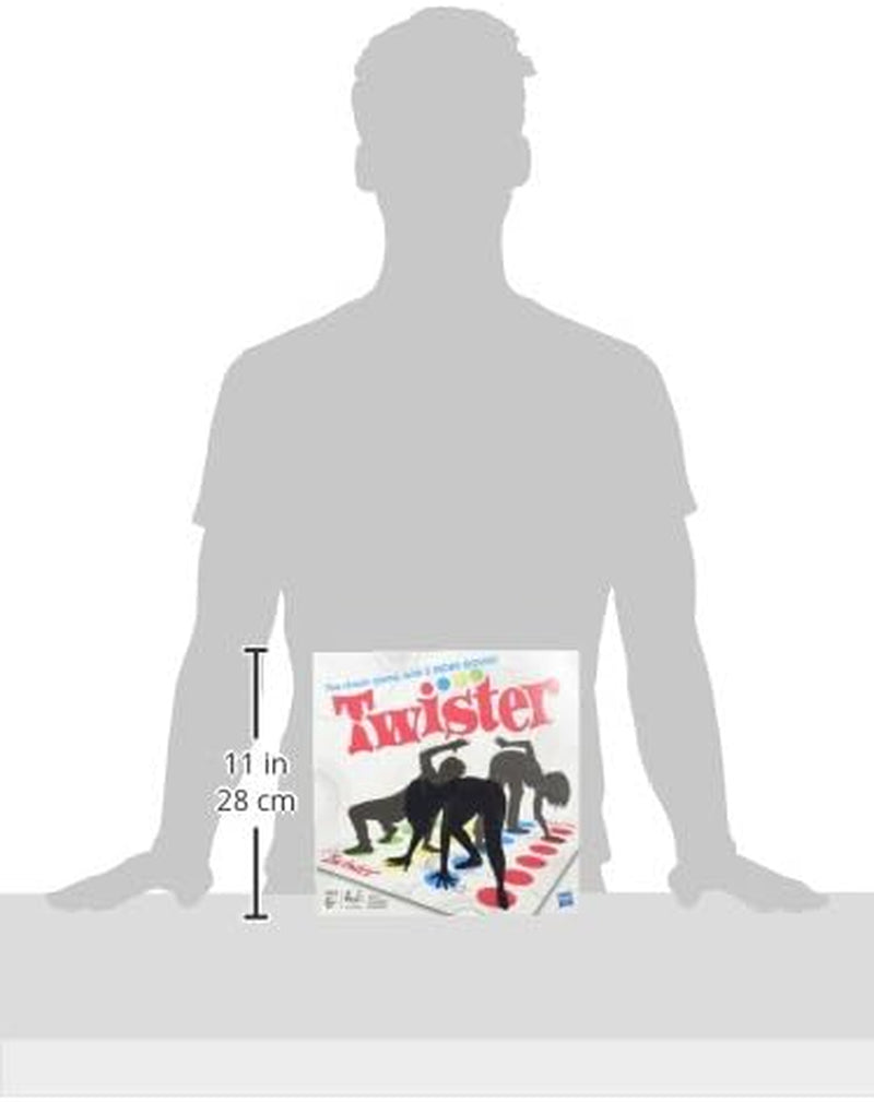 Twister Party Classic Board Game for 2 or More Players,Indoor and Outdoor Game for Kids 6 and Up,Packaging May Vary