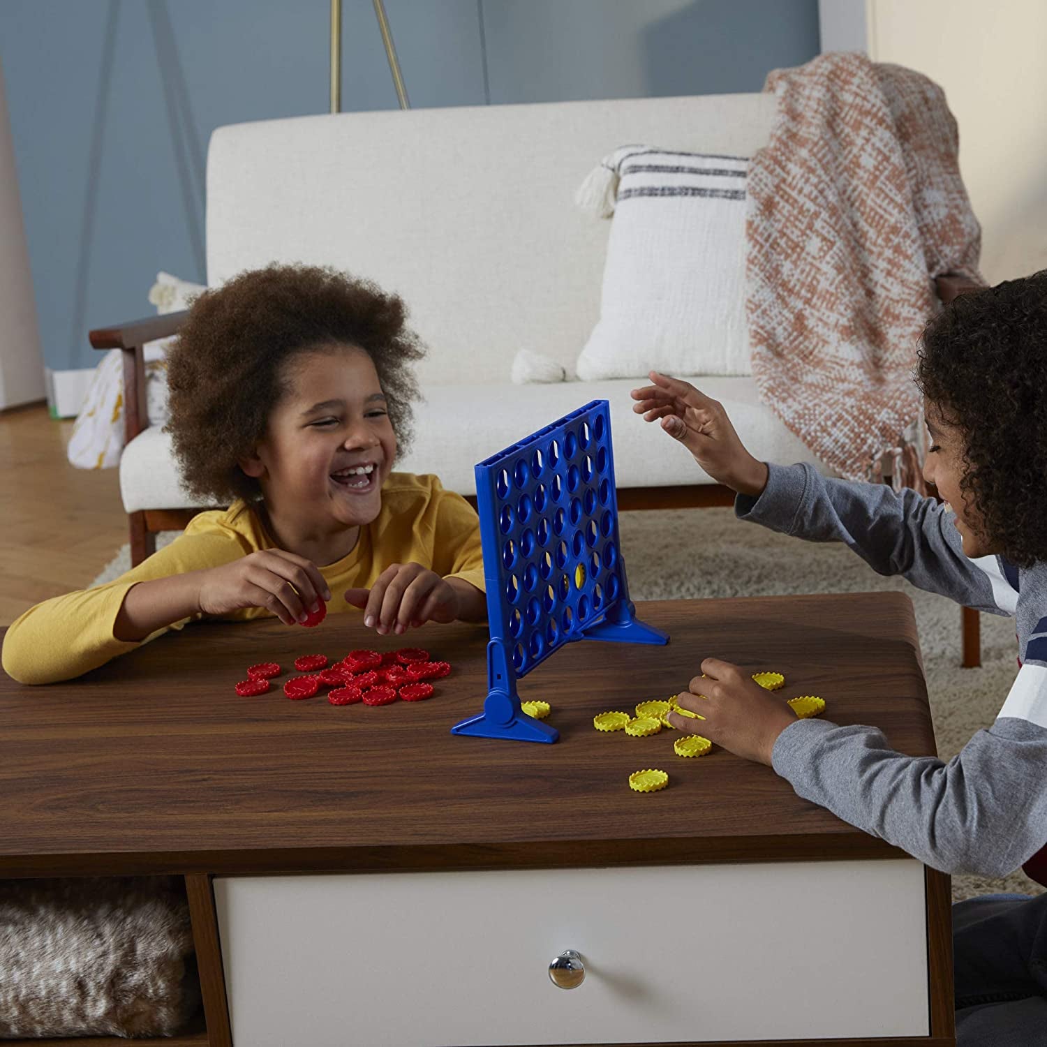 Connect 4 Classic Grid,4 in a Row Game,Strategy Board Games for Kids,2 Player .For Family and Kids,Ages 6 and Up