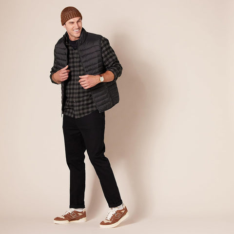 Men'S Long-Sleeve Flannel Shirt (Available in Big & Tall)