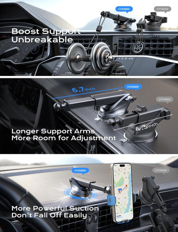 Wireless Car Charger, 15W Fast Charging Auto Clamping Car Charger Phone Mount Phone Holder Fit for Iphone 15 14 13 12 11 Pro Max Xs, Samsung Galaxy S24 Ultra S23 S22 S21, S20, S10+, Blue