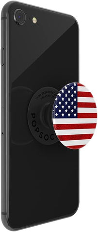 Phone Grip with Expanding Kickstand, USA Popgrip - American Flag