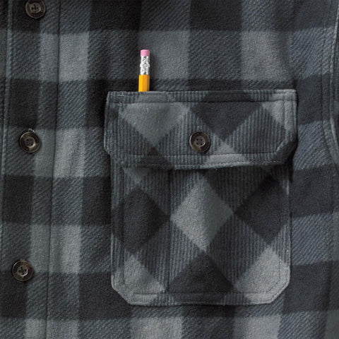 Men'S Navigator Fleece Button up Shirt