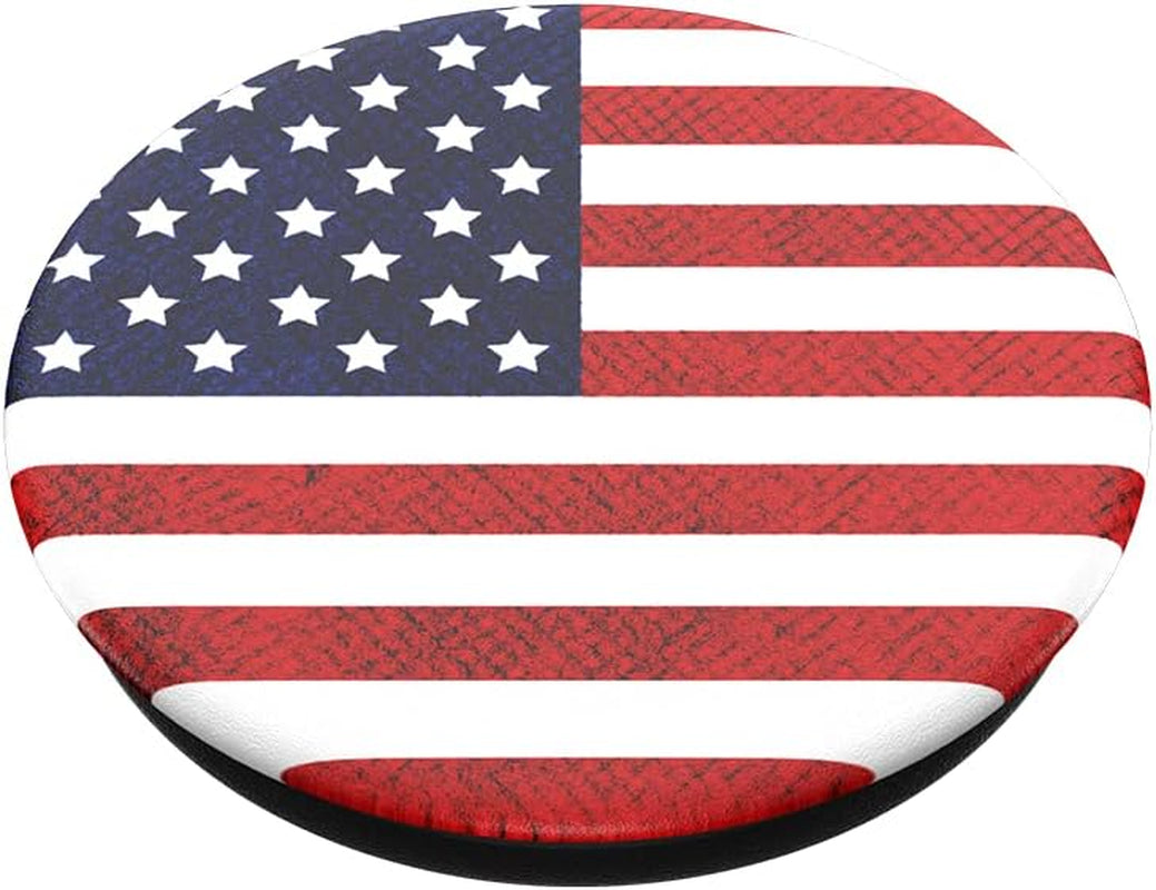 Phone Grip with Expanding Kickstand, USA Popgrip - American Flag