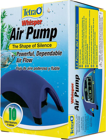 Whisper Air Pump, for Aquariums, Powerful Airflow, Non-Ul Listed