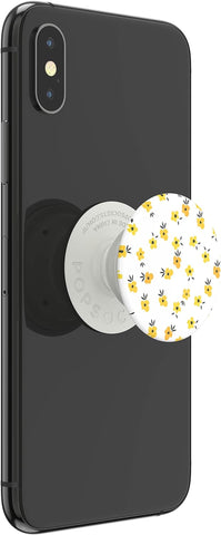 ​​​​ Phone Grip with Expanding Kickstand, Floral Popgrip - Black Eyed Suzies