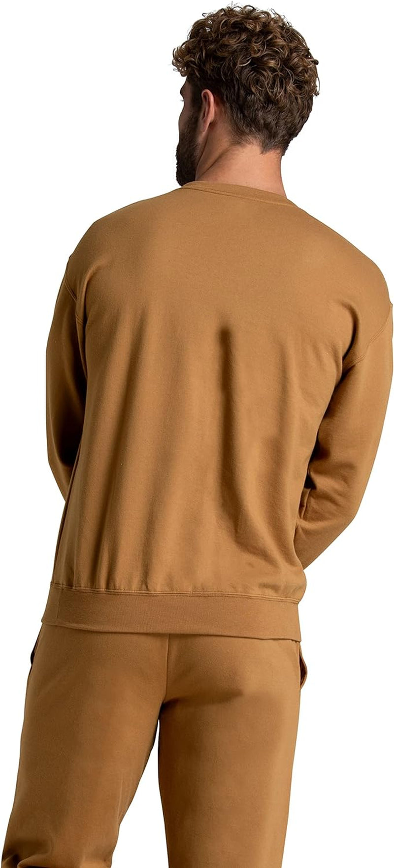 Men'S Eversoft Fleece Crewneck Sweatshirts, Moisture Wicking & Breathable, Sizes S-4X