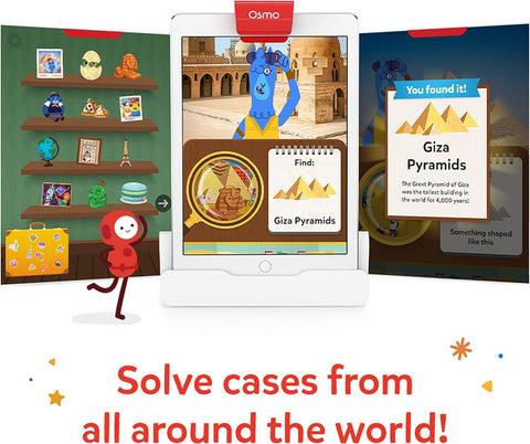 - Detective Agency - Ages 5-12 - Solve Global Mysteries - Educational Learning Games - STEM Toy - Gifts for Kids - Ages 5 6 7 8 9 10 11 12-For Ipad, Iphone or Fire Tablet ( Base Required)