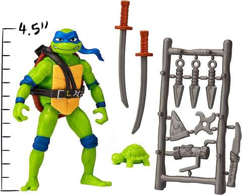 : Mutant Mayhem 4.5” Leonardo Basic Action Figure by