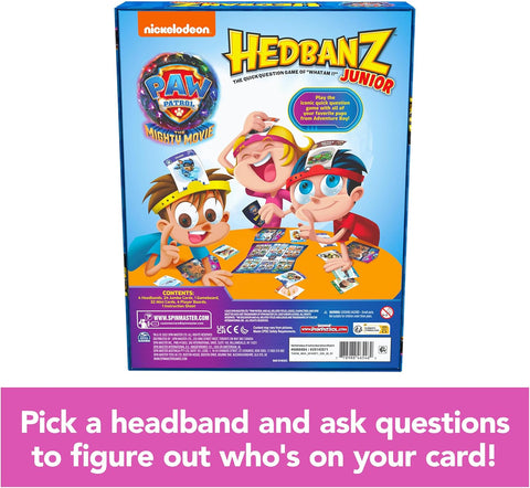 Hedbanz Junior PAW Patrol the Mighty Movie Game- Family Games Games for Family Game Night Kids Games Card Games for Families & Kids Ages 5 and Up