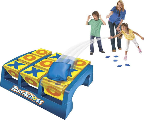 Toss across Kids Outdoor Game, Bean Bag Toss for Camping and Family Night, Get Three-In-A-Row for 2-4 Players