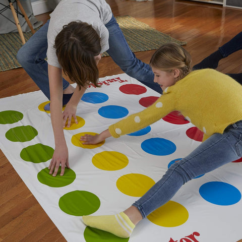 Twister Party Classic Board Game for 2 or More Players,Indoor and Outdoor Game for Kids 6 and Up,Packaging May Vary