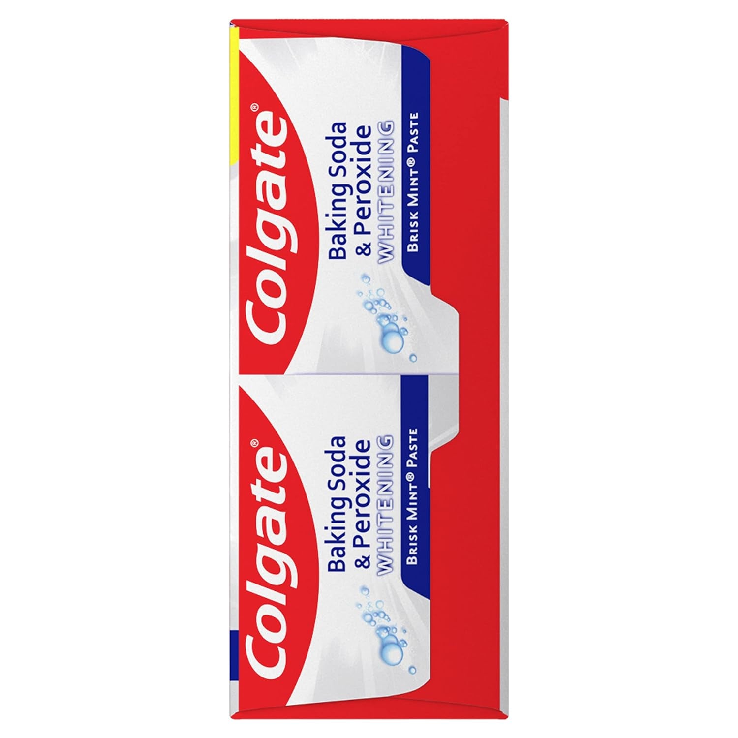 Baking Soda & Peroxide Toothpaste - Whitens Teeth, Fights Cavities & Removes Stains, Brisk Mint, 6 Ounce (Pack of 2)