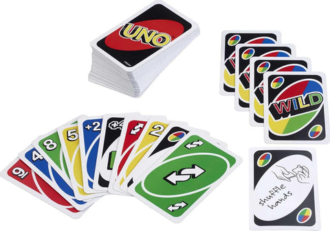 UNO Card Game for Family Night, Travel Game & Gift for Kids in a Collectible Storage Tin for 2-10 Players (Amazon Exclusive)