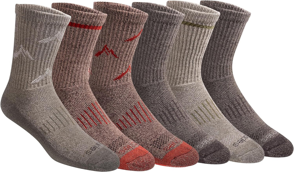 Men'S Dri-Tech Moisture Control Comfort Length Mid-Crew Socks