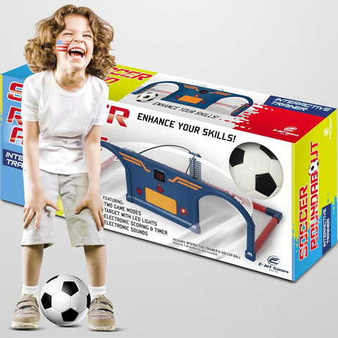 Soccer Trainer Ball Set, Soccer Roundabout Sport Games Gifts | Foot-Eye Coordination Hand-Eye, Football Exercises Agility Training