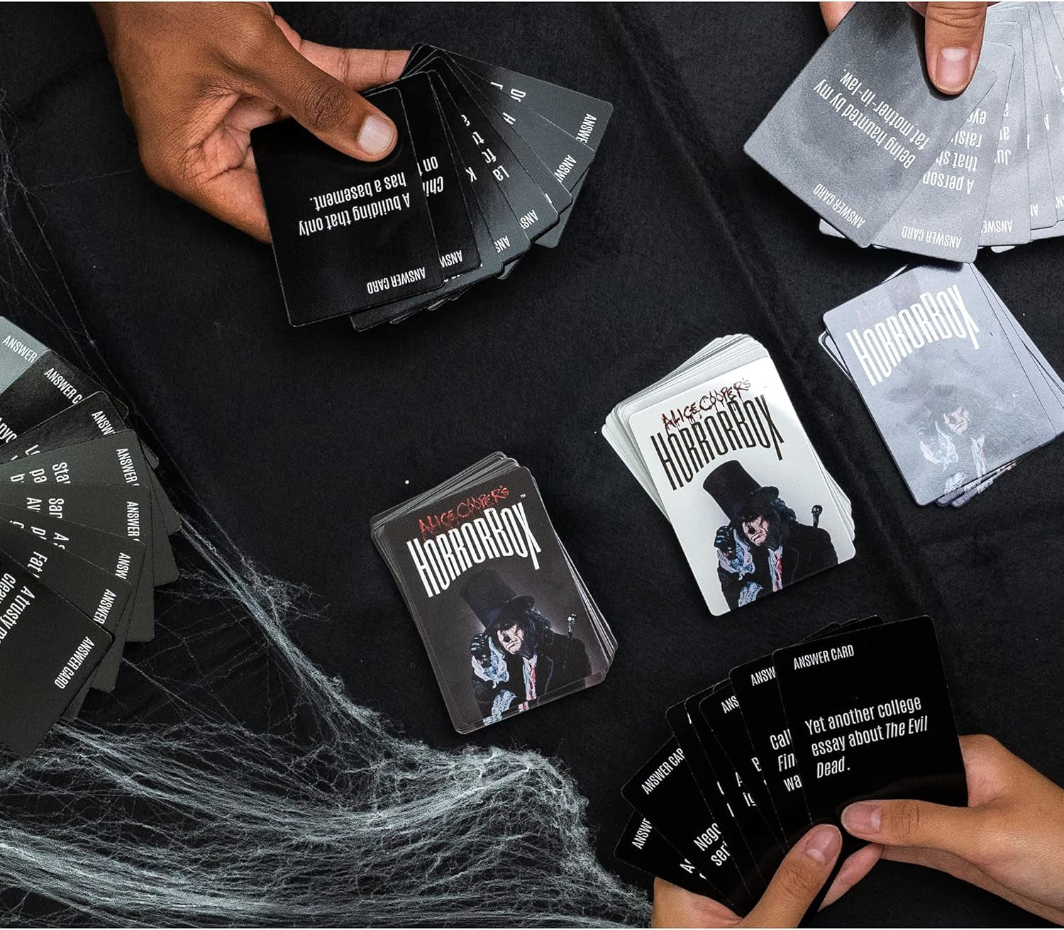 Alice Cooper'S Horrorbox Slasher EXPANSION - Hilariously Spooky Card Game for Family Game Night, Ages 14+, 4-10 Players, 30-60 Min Playtime, Made by  Games