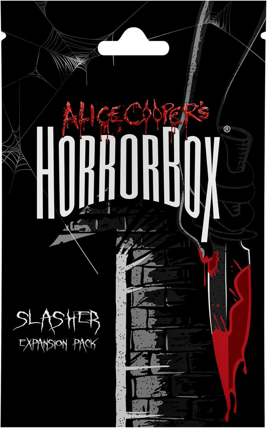 Alice Cooper'S Horrorbox Slasher EXPANSION - Hilariously Spooky Card Game for Family Game Night, Ages 14+, 4-10 Players, 30-60 Min Playtime, Made by  Games