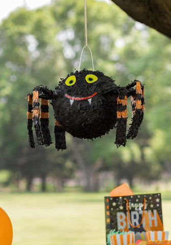 Scary Spider Pinata Birthday Party Decoration, Fiesta Halloween Themed Hanging Decor Standard