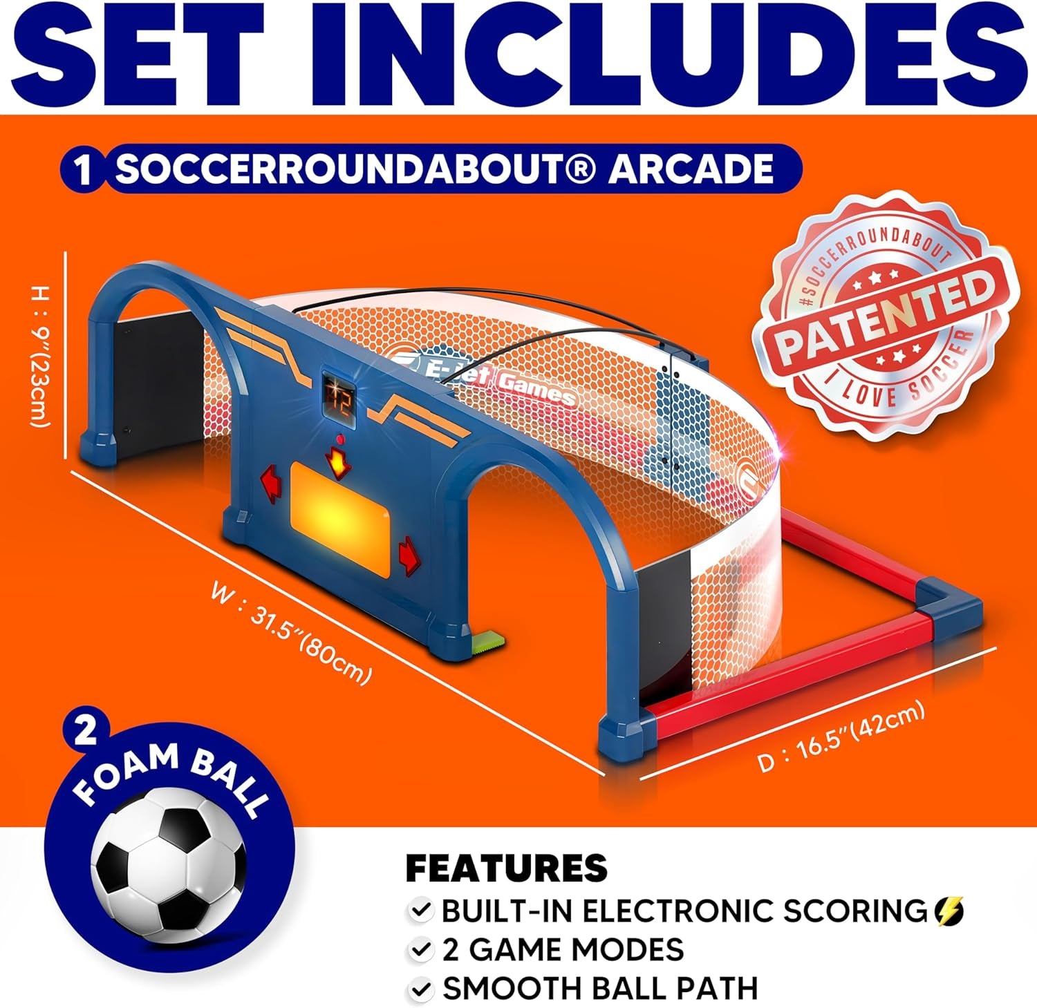 Soccer Trainer Ball Set, Soccer Roundabout Sport Games Gifts | Foot-Eye Coordination Hand-Eye, Football Exercises Agility Training