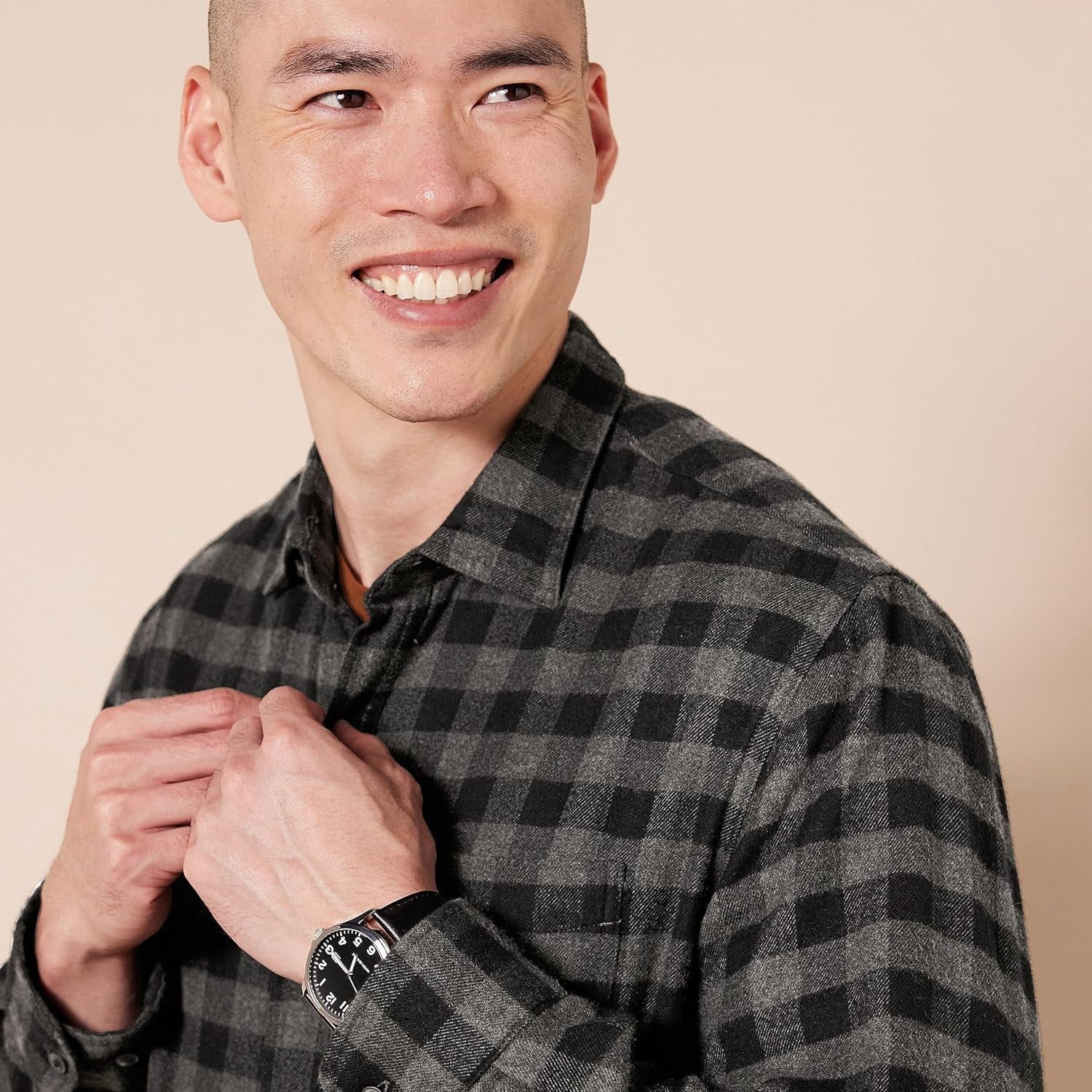 Men'S Long-Sleeve Flannel Shirt (Available in Big & Tall)