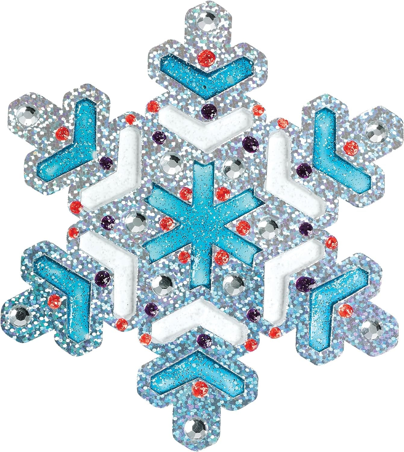 Easy Sparkle Window Art Craft Kit - Christmas and Holiday Activities