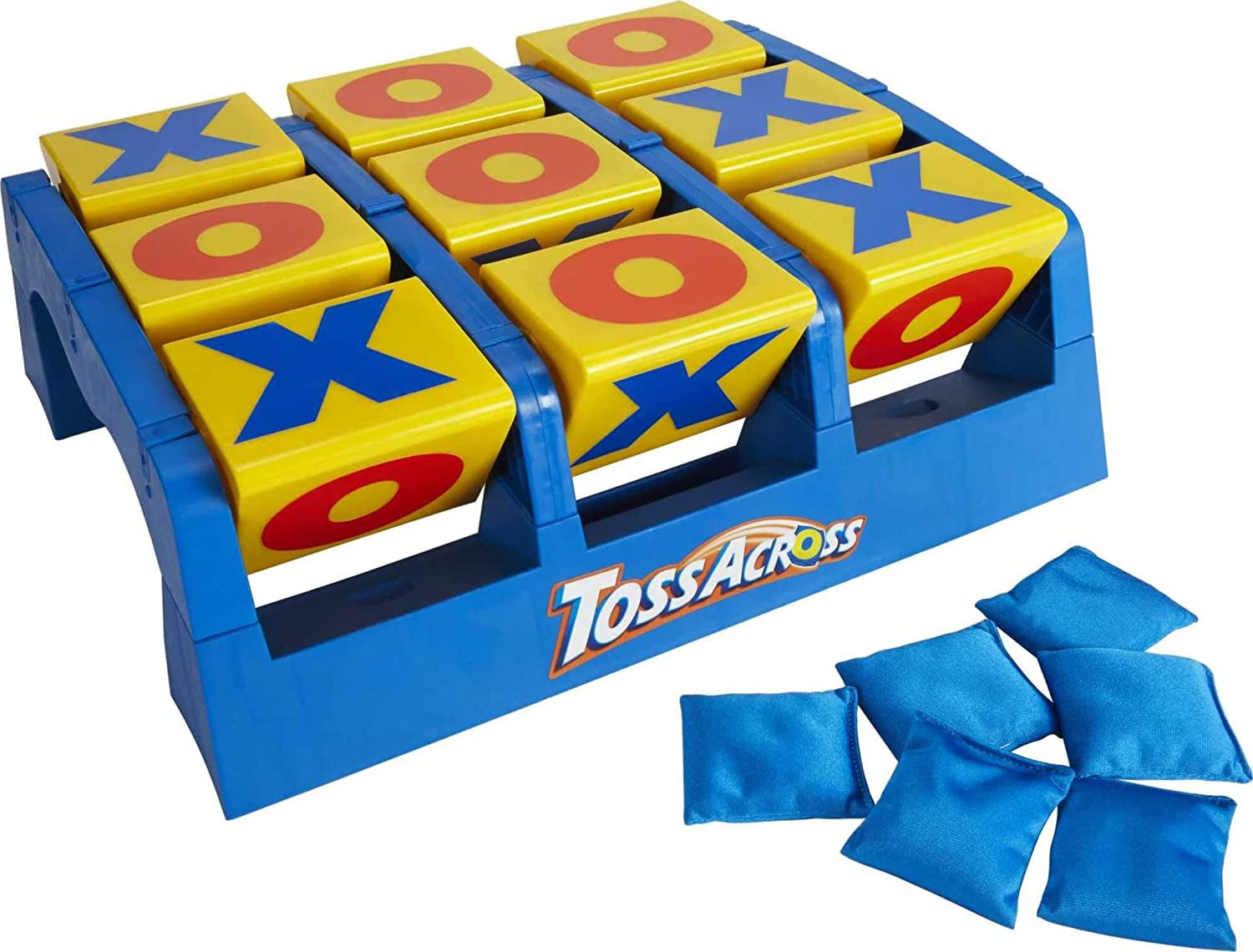 Toss across Kids Outdoor Game, Bean Bag Toss for Camping and Family Night, Get Three-In-A-Row for 2-4 Players