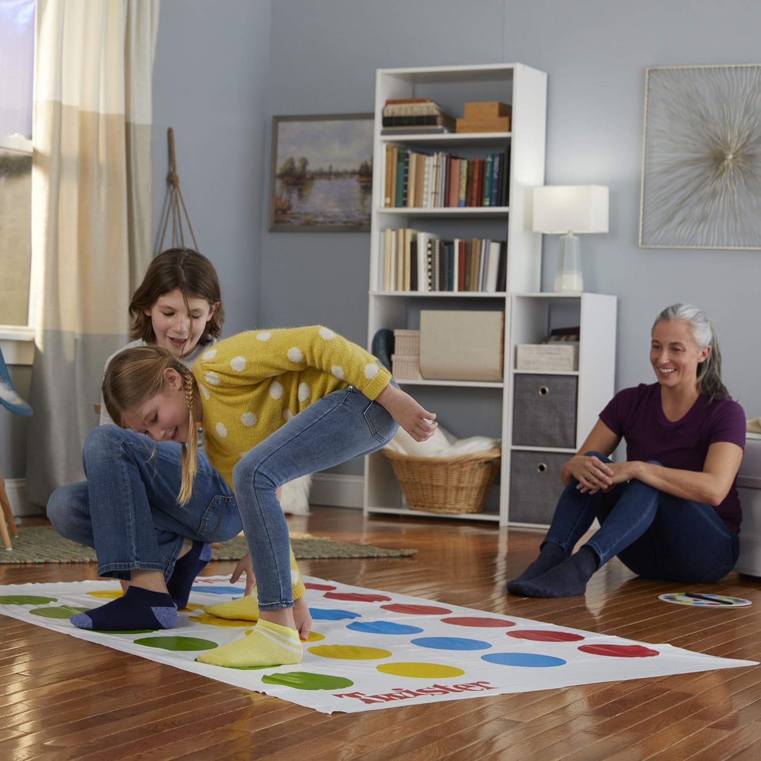 Twister Party Classic Board Game for 2 or More Players,Indoor and Outdoor Game for Kids 6 and Up,Packaging May Vary