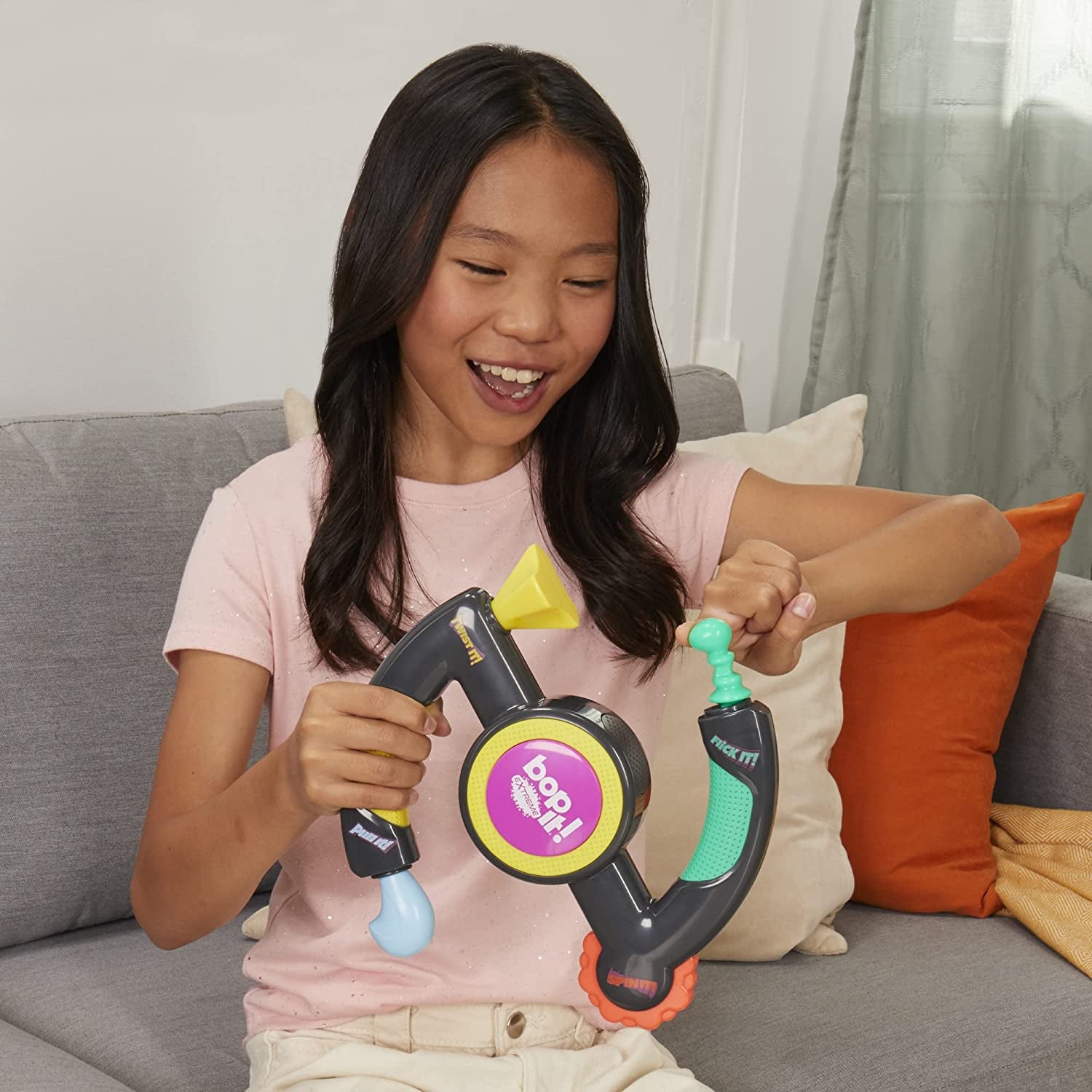 Bop It! Extreme Electronic Game for 1 or More Players, Fun Party Interactive Game for Kids Ages 8+, 4 Modes Including One-On-One Mode