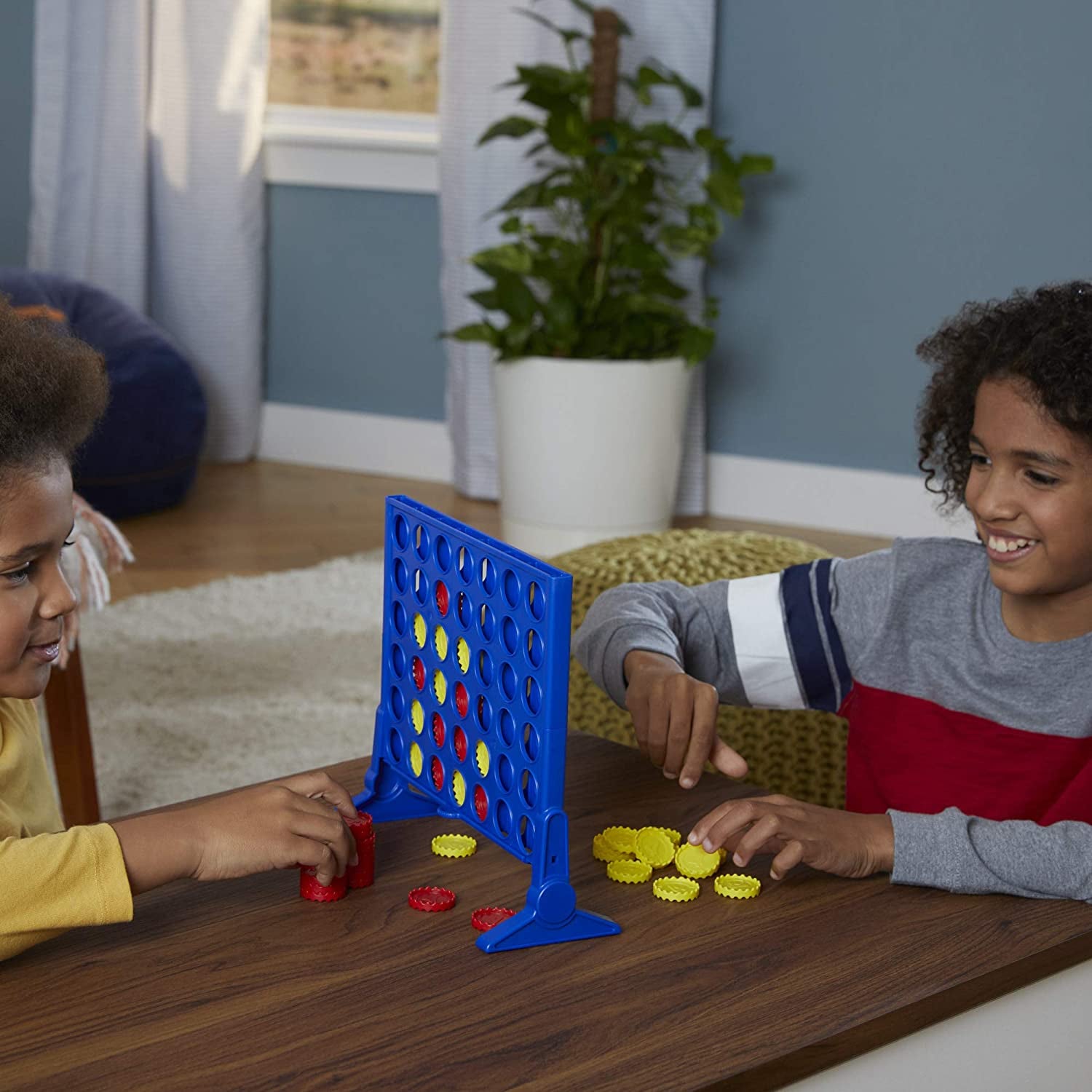 Connect 4 Classic Grid,4 in a Row Game,Strategy Board Games for Kids,2 Player .For Family and Kids,Ages 6 and Up