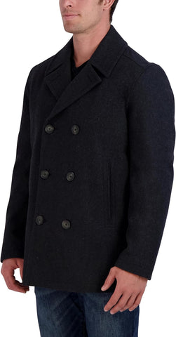 Men'S Classic Double Breasted Peacoat