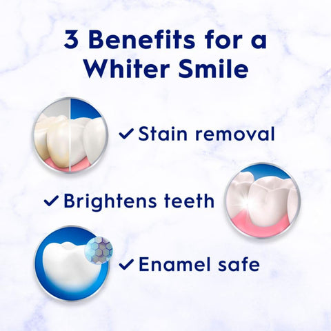 3D White Advanced Luminous Mint Teeth Whitening Toothpaste, 3.7 Oz Pack of 4 - Helps Remove Surface Stains, Whitens Teeth, Strengthens Tooth Enamel, Protects against Cavities