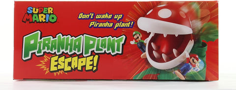 Super Mario Piranha Plant Escape! - Tabletop Action Game for Ages 4+ with 2 Collectible Super Mario Action Figures