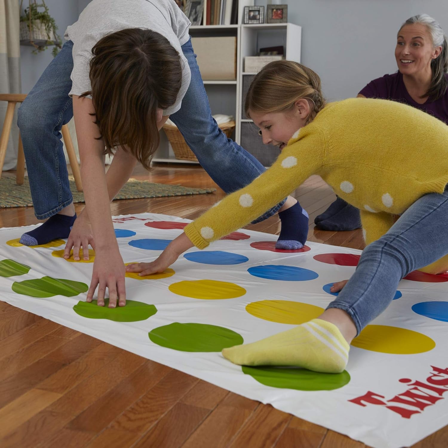 Twister Party Classic Board Game for 2 or More Players,Indoor and Outdoor Game for Kids 6 and Up,Packaging May Vary