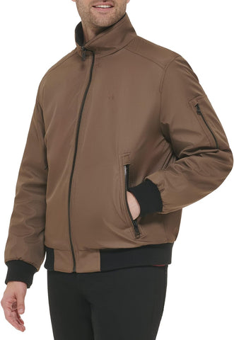 Men'S Winter Coats-Sherpa-Lined Hooded Soft Shell Jacket