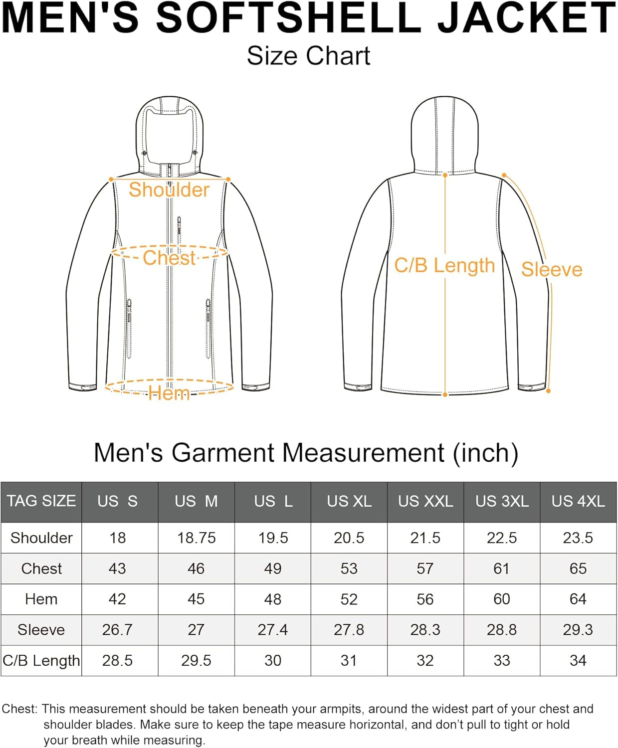 Men'S Lightweight Softshell Jacket Fleece Lined Hooded Water Resistant Winter Hiking Windbreaker Jackets