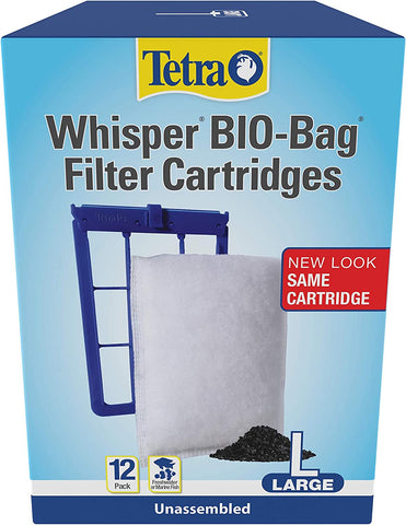 Whisper Bio-Bag Filter Cartridges for Aquariums - Unassembled