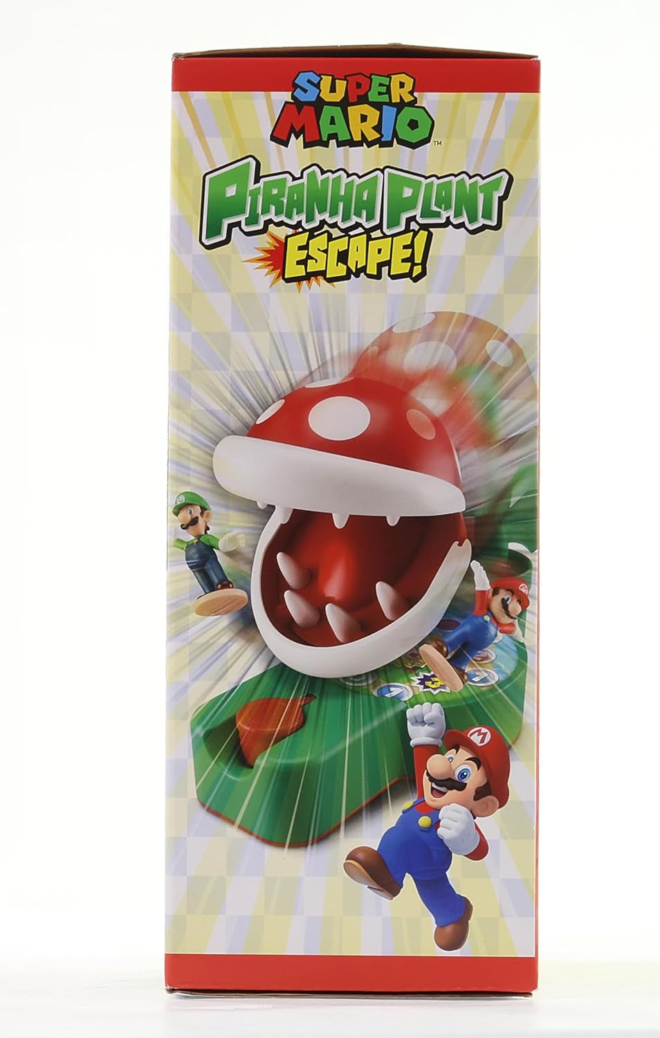 Super Mario Piranha Plant Escape! - Tabletop Action Game for Ages 4+ with 2 Collectible Super Mario Action Figures