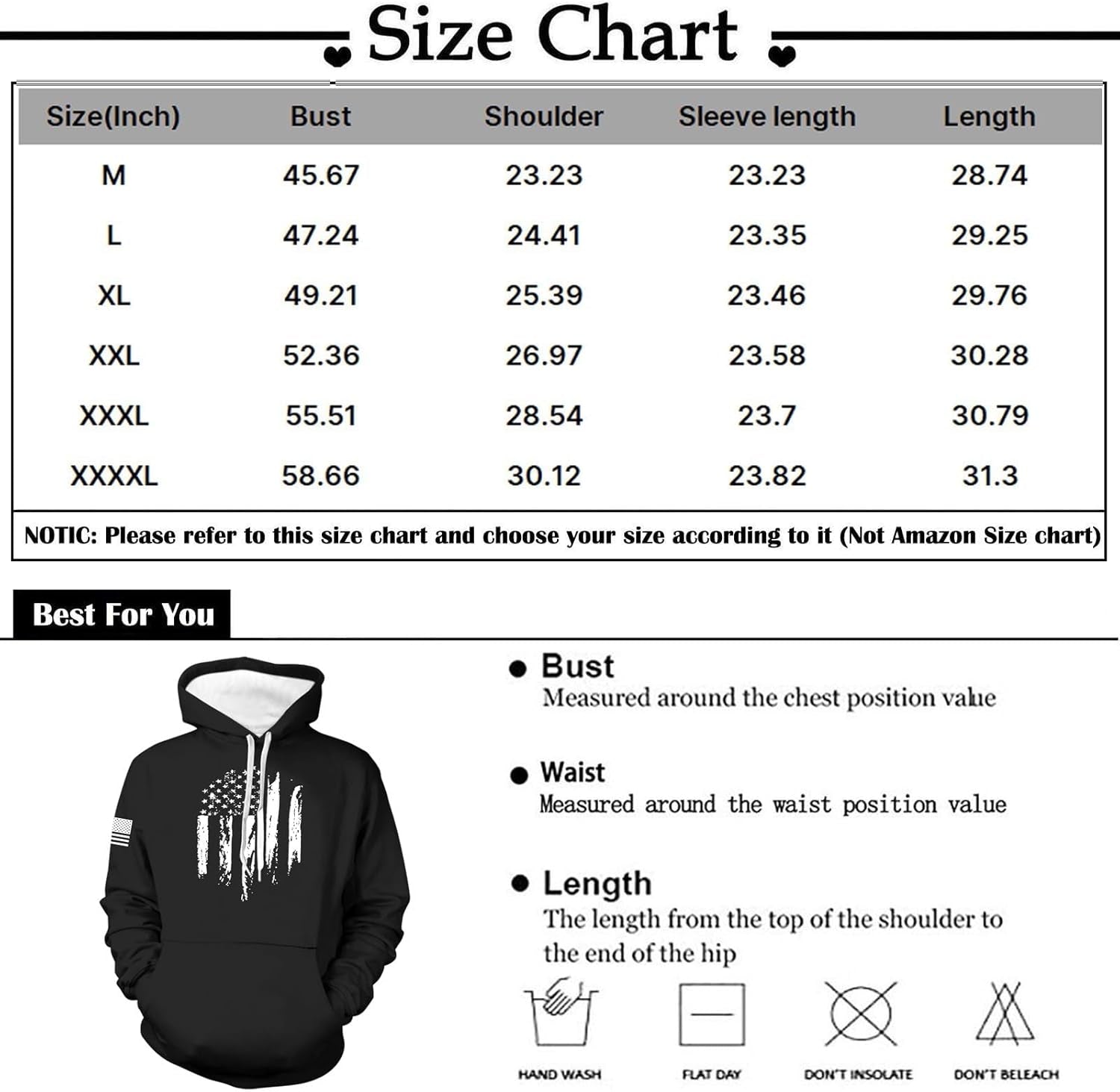 Mens Hoodies Graphic Sweatshirts Vintage Litter Printed Heated Men'S Long Sleeve Hoodie Hooded Sweatshirt