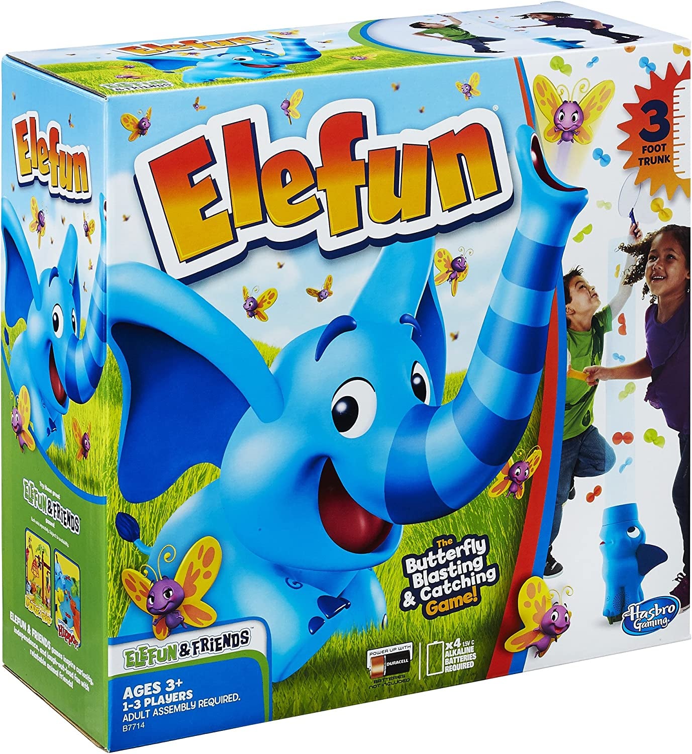 Elefun and Friends Elefun Preschool Game with Butterflies and Music, Kids Games Ages 3 and Up, Board Games for Kids