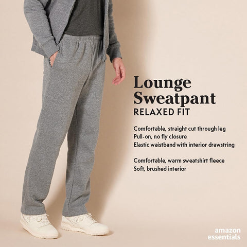 Men'S Fleece Open Bottom Sweatpant (Available in Big & Tall)