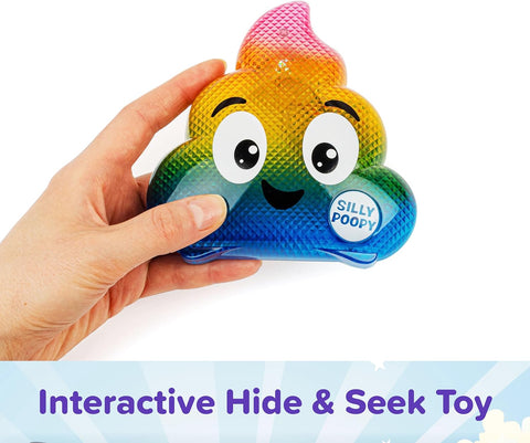 Silly Poopy'S Hide & Seek - the Talking, Singing Rainbow Hide & Seek Toy - Learning Toys for Toddlers 3-4 Years, Toddler Travel Toys, Hide and Seek Toys for Kids by Relatable