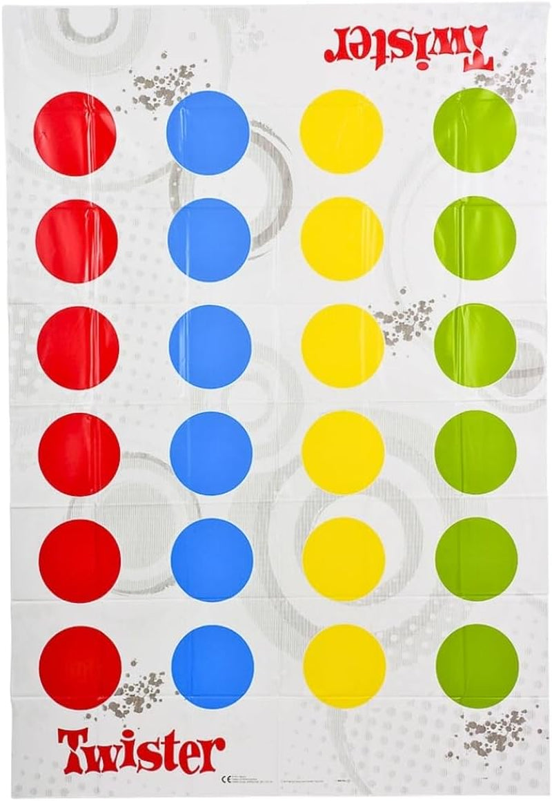 Twister Party Classic Board Game for 2 or More Players,Indoor and Outdoor Game for Kids 6 and Up,Packaging May Vary