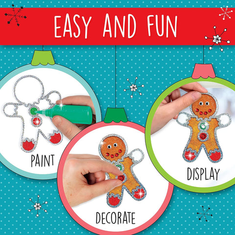 Easy Sparkle Window Art Craft Kit - Christmas and Holiday Activities