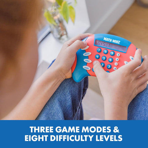 Math Whiz Electronic Handheld Math Game for Kids, Ages 6+