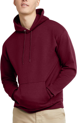 Mens Ecosmart Hoodie, Midweight Fleece Sweatshirt, Pullover Hooded Sweatshirt for Men