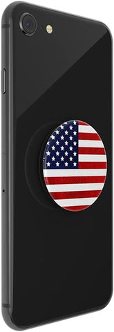 Phone Grip with Expanding Kickstand, USA Popgrip - American Flag