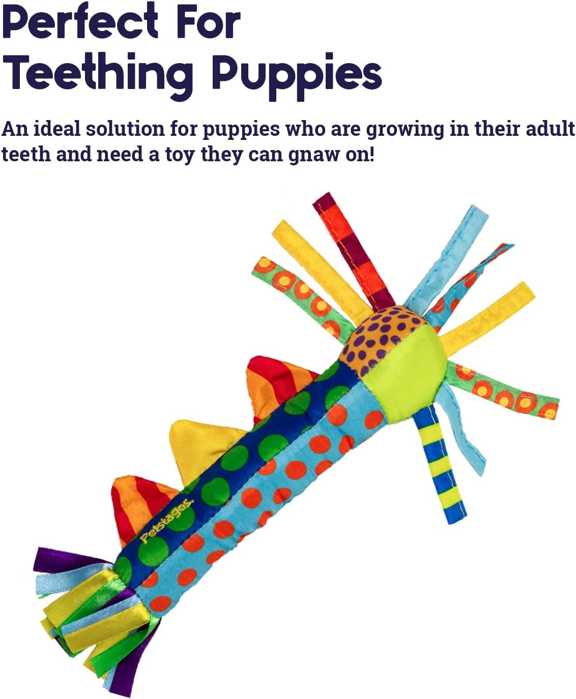 Cool Teething Stick for Dogs - Soothing Chew Toy for Teething Puppies - Freezable for Added Relief - Durable & Safe Dental Aid, Multicolor, One-Size